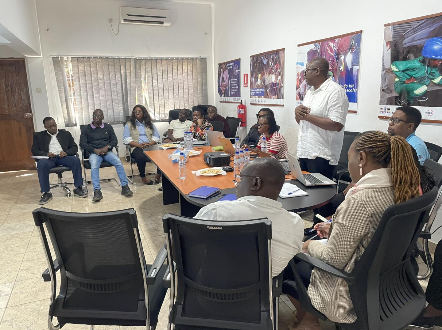 Visita da missão de coordenação do PEPFAR