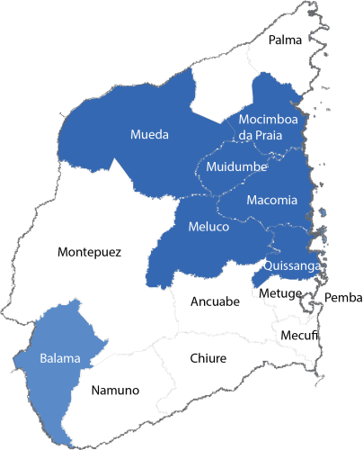 MOZ_OCHA_Cabo_Delgado_Province_Physical Presence_June2024